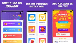 New android studio earning app with offerwall, Scratch games , Quiz , etc screenshot 2