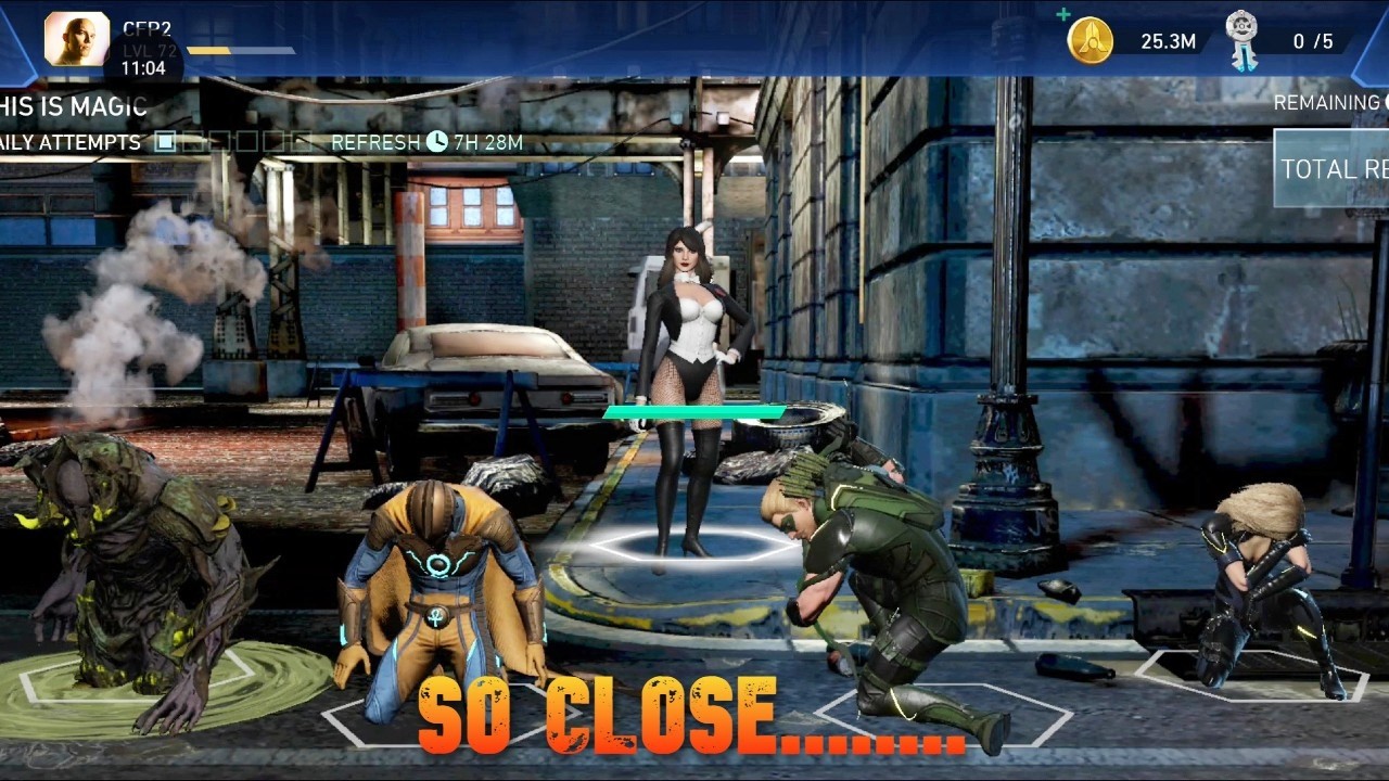 Very close fights and Zatanna survives | This is Magic | Injustice 2 Mobile