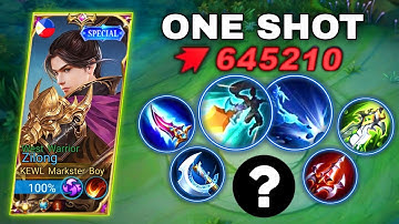 OLD ZILONG HACK MULTIPLE BUILD IS OVERPOWERED!!🔥(WTF DAMAGE) | ZILONG BEST BUILD | MOBILE LEGENDS