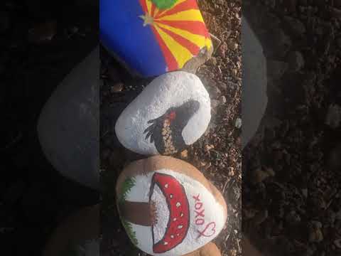 I like rocks. Discovering cool things in my Igg boots. #rockpainting
