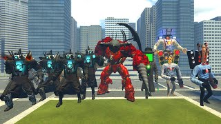 BROKEN UPGRAGED TITAN CAMERAMAN ,TV MN MECHA BOSS VS ASTRO DETAINER ,GMAN CLONE In Garry's Mod! screenshot 1