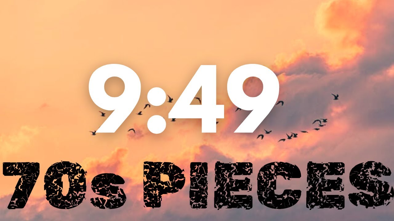 Relaxing 10 Minute Countdown Timer ⏳ Chill Music & Flip Clock