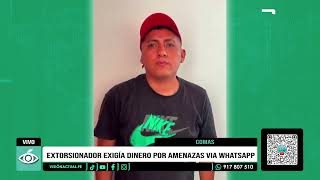 🚨 CAE PRESUNTO EXTORSIONADOR #PNP #Extorsión #lima