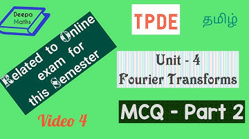 Fourier Transforms - MCQ - Part 2
