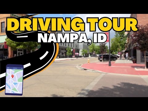 Nampa, Idaho | Downtown Driving Tour | Bonus Drone Footage