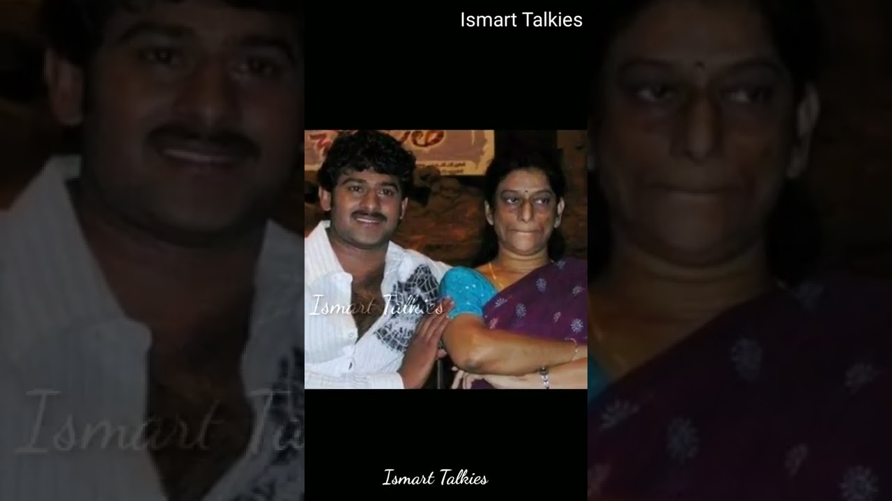 Birthday Star Prabhas adorable pics with his mother 💞| 