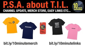 Quick channel update [video #313]