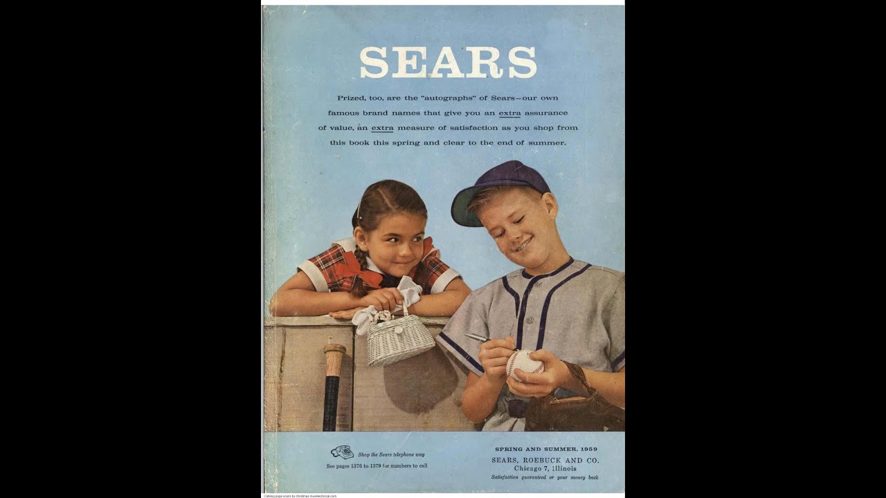 1959 Sears Spring Summer Big Book Catalog YouTube