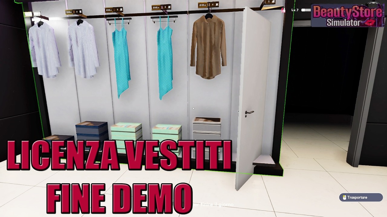 Beauty Store Simulator - Gameplay ITA - Let's Play - Fine della demo