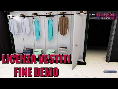 Beauty Store Simulator - Gameplay ITA - Let's Play - Fine della demo
