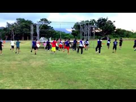 平成27年豊川夏祭り１２　上中エイサー練習