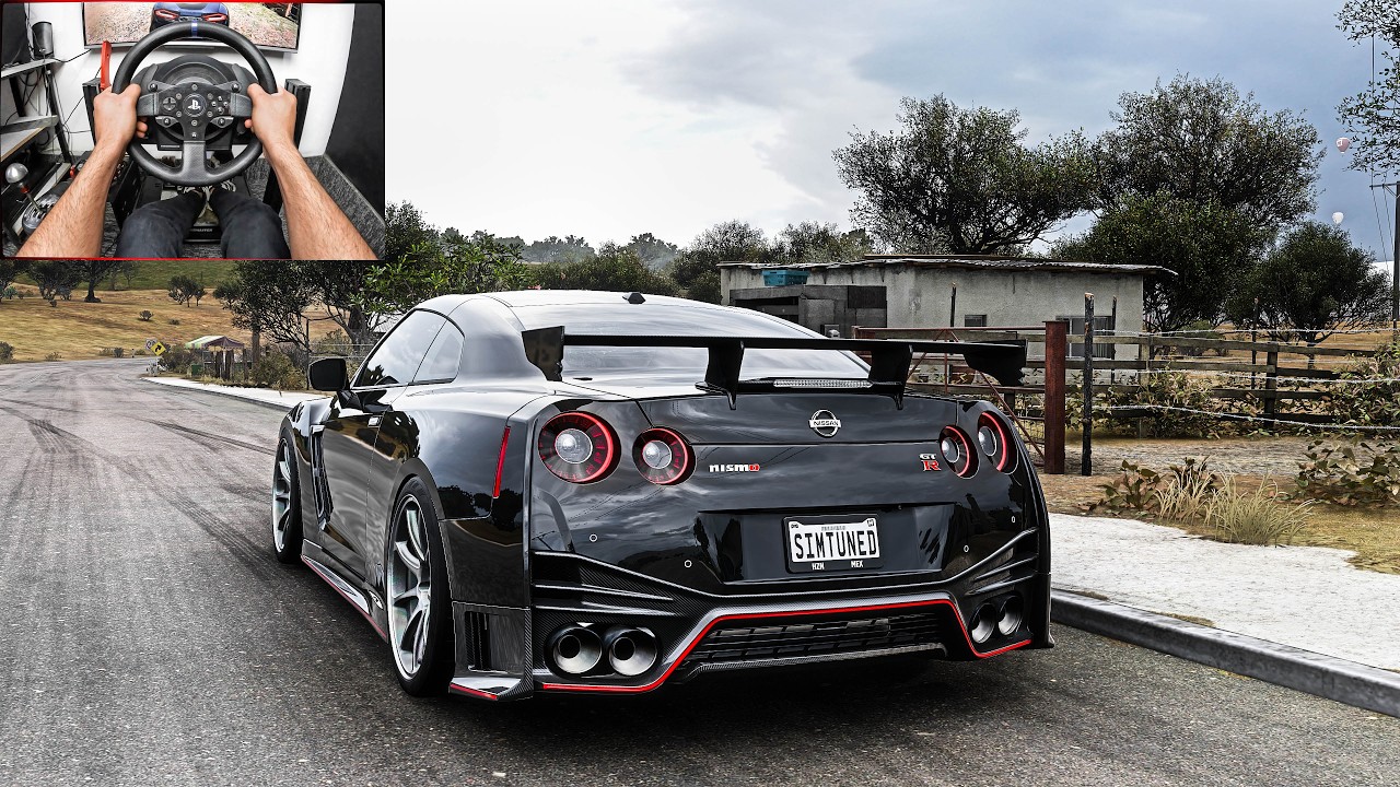 Nissan GTR R35 NISMO - Forza Horizon 5 | Thrustmaster T300RS Gameplay