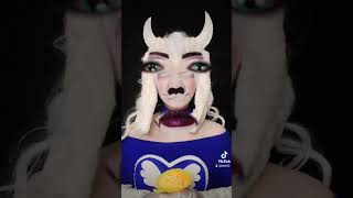 TikTok trending filter Now l Toriel Undertale Cosplay l Funny Face Fix