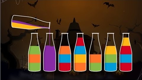 water colour sort puzzle level 147 😱 walkthrough gameplay 😱🎮🎯_ Android Gameplay 🎯🎮😱