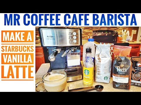 How to use the Mr. Coffee Espresso Machine to make a Latte 