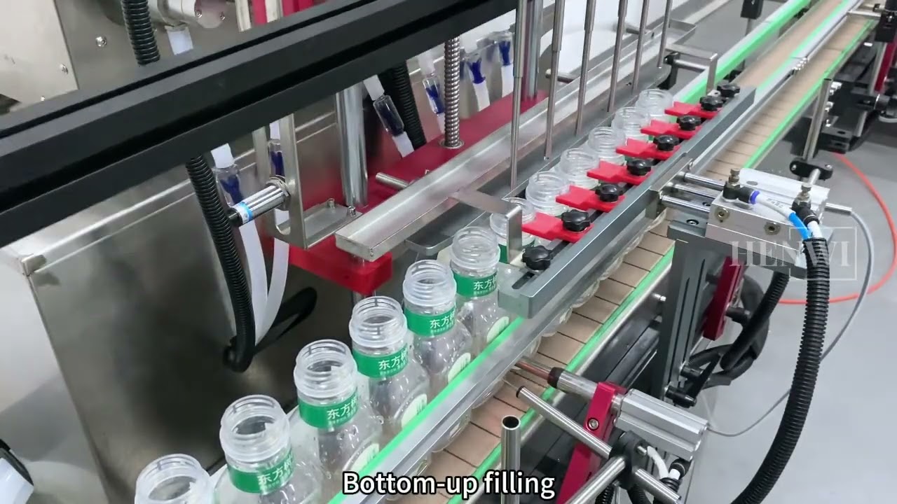 6-head magnetic pump filling machine and single-station capping machine