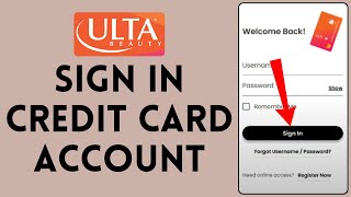 Ulta Credit Card Login | How to Sign in to Ulta Card Account in 2024 (EASY!)