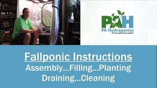 FallPonic Instructions  Assembly, Filling, Planting, Draining, and Cleaning