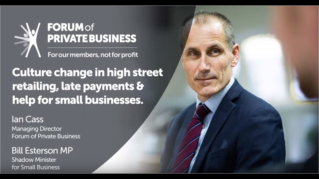 Bill Esterson MP visit to the Forum of Private Business