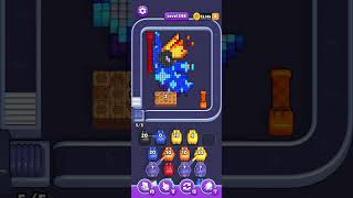 Level 348 meteor pixel puzzle challenge! #pixelflow #level348 subscribe to see more levels!