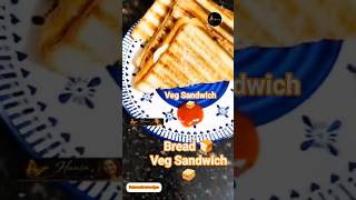 Crispy Bread Veg Sandwich | Easy &amp; Tasty Recipe | Quick Breakfast Recipe | Hansakirecipe #shorts