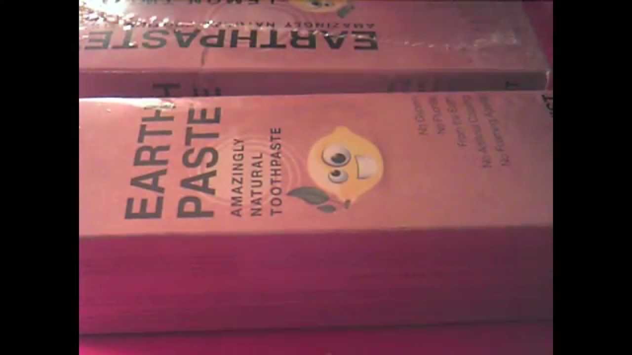 Unboxing The Redmond Earthpaste Toothpaste Lemon Twist Flavor Double Pack