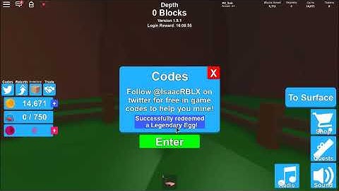 Getting item worth 450.000 robux from code... - Roblox mining simulator codes part 3