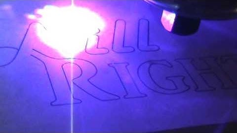 Laser Burning MillRight CNC Logo