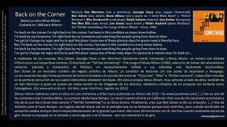 Back on the Corner (Mose Allison) - Van Morrison