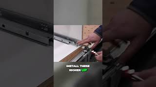 Genius Trick for Easy Drawer Slide Installation!