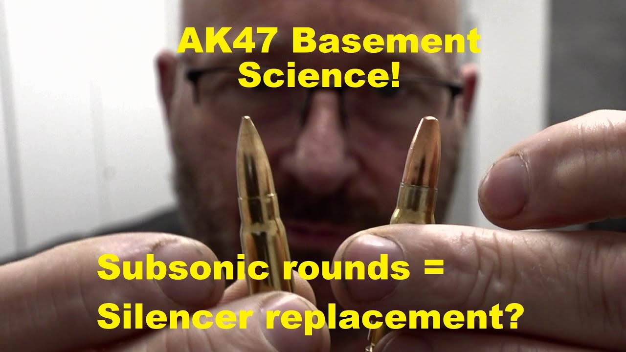 How loud is an AK47? Subsonic Ammo +Silencer Tests!