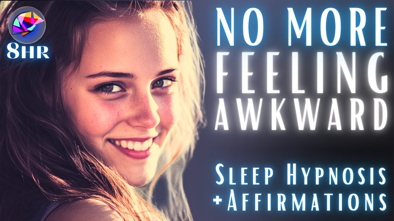8 Hour Sleep Hypnosis (Black Screen) for SOCIAL Self Confidence!