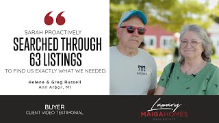 Client Testimonial: She's The Best Ann Arbor Buyers Agent - Helene & Greg Russell