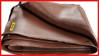 VEVOR Heavy Duty Tarp, 20 x 40 ft 16 Mil Thick, Waterproof & Sunproof Outdoor Cover, Rip/Tear Proof