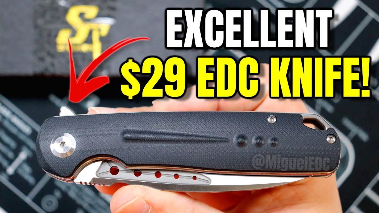 Best Budget EDC Knife For 29!? Sitivien ST131 Unboxing YouTube