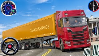 US Off-road Cargo Truck Driving Game: Cargo Truck Transport Driving 3D Realistic! Android Gameplay screenshot 1