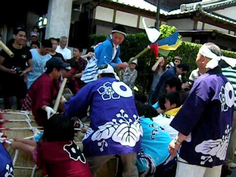 呼子の子供綱引き　♪