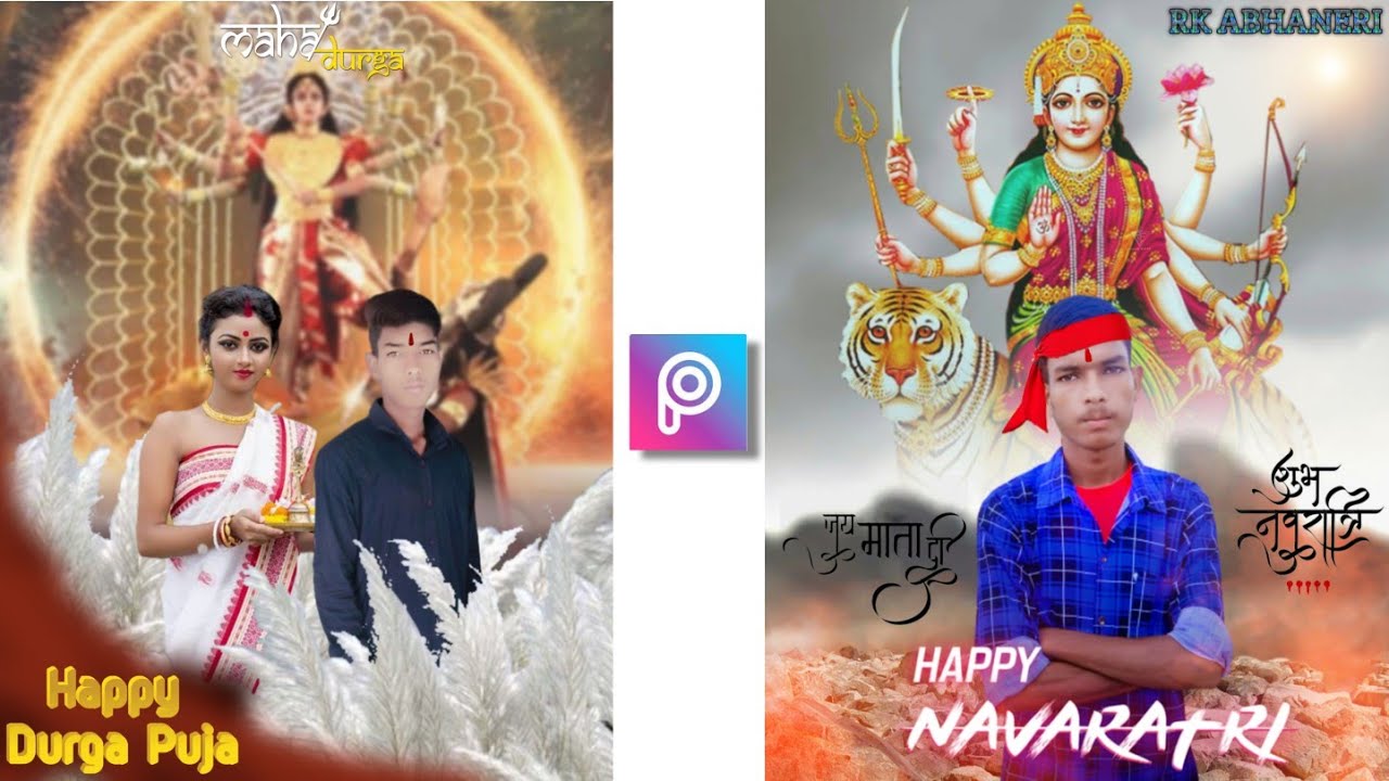 PicsArt - Navratri Photo Editing 2020 || Durga Puja Photo Editing 2020 || New PicsArt Photo Editing