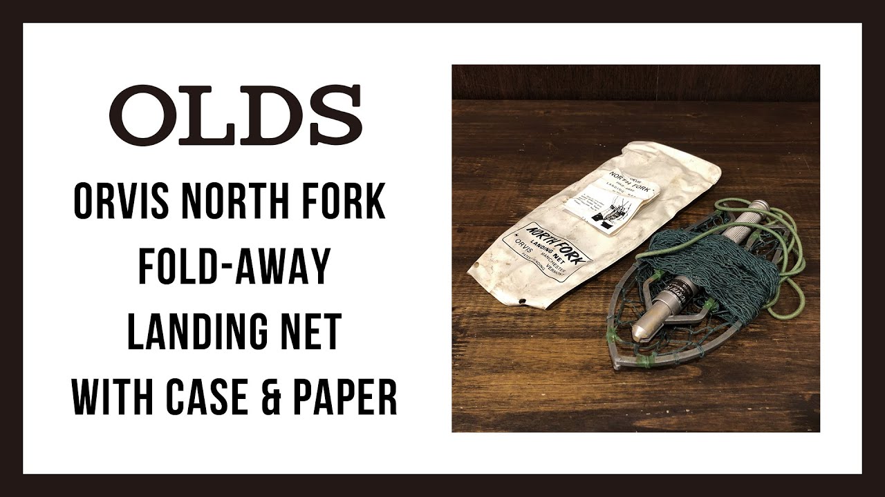 Orvis North Fork Fold-Away Landing Net With Case & Paper｜オービス