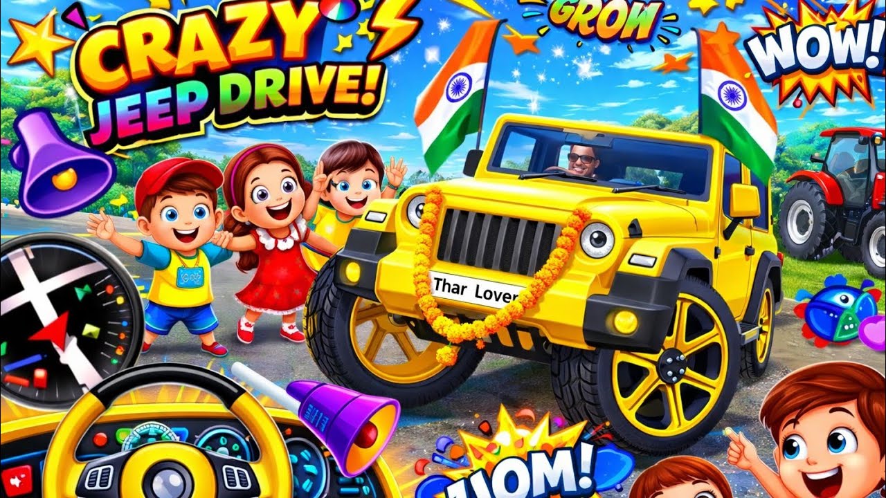 Modified Mahindra Thar Car Games: Indian Cars (Gadi Wala Game) - Car Game Android Gameplay 2026