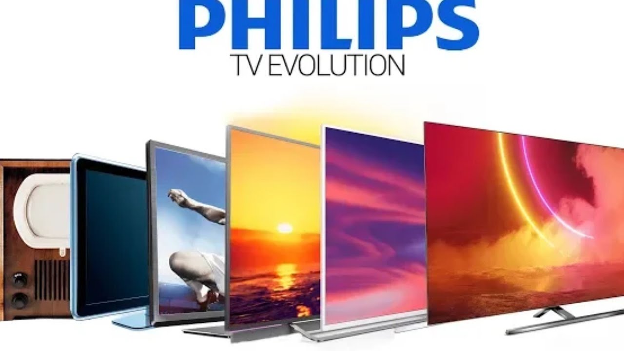 HISTORY PHILIPS TV 1950-2020 EVOLUTION -