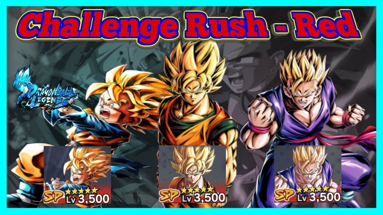 Challenge Rush Red I Super Difficulty Dragonball Legends Tips I ios Walkthorugh Gameplay
