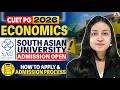 South Asian University Admission 2026 Open | How to Apply for Economics Courses #cuetpg2026