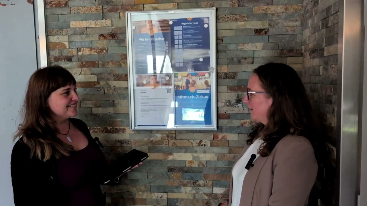 Unterwegs mit Objektbetreuerin Dajana im Bestand der LEG