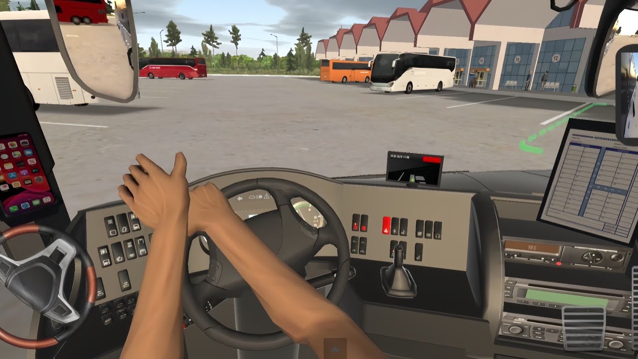 Bus Simulator : Ultimate | Rainy 🌧😍☔️ | Zuuks | bus  simulator game | new road 😈