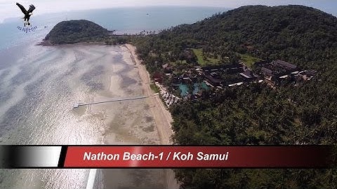 Nathon Beach-1 / Koh Samui Thailand overflown with my drone