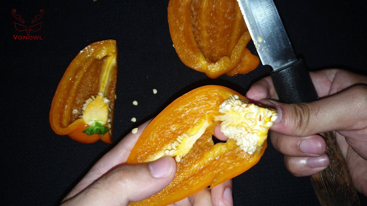 ASMR Peeling Pepper - No Talking