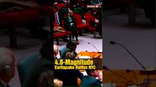 4.8-Magnitude Earthquake Rattles NYC, Earthquake Shakes UN Security Council Meeting | N18S | #shorts