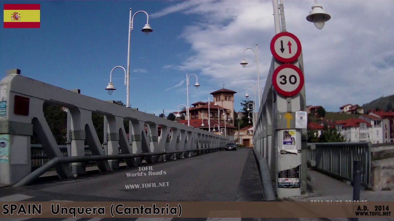 Unquera (Cantabria) 2014 SPAIN Dashcam Driving Movies WWW.TOFIL.NET