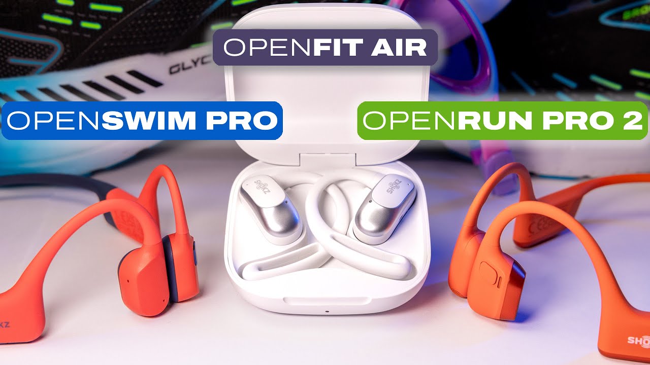 Какие SHOKZ подойдут именно ВАМ? Сравнение OpenSwim Pro, OpenRun Pro 2 и OpenFit Air.
